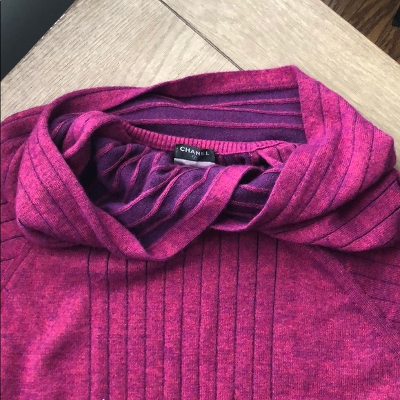 NWT CHANEL Scarf Neck Sweater - Picture 10 of 12